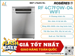 Máy Rữa Chén Độc Lập ROSIERES RF 4C7F0W-04 WIFI - Nhập Khẩu Thổ Nhĩ Kỳ